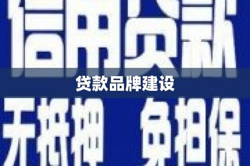 富顺贷款品牌建设
