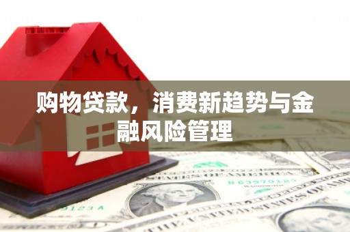 富顺购物贷款，消费新趋势与金融风险管理