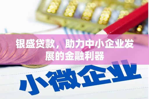 富顺银盛贷款，助力中小企业发展的金融利器