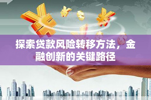 富顺探索贷款风险转移方法，金融创新的关键路径