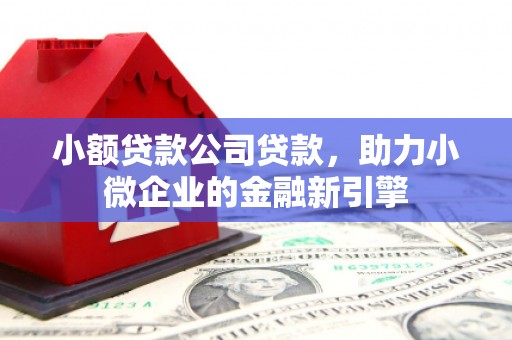 富顺小额贷款公司贷款，助力小微企业的金融新引擎