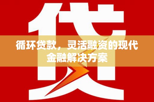 富顺循环贷款，灵活融资的现代金融解决方案