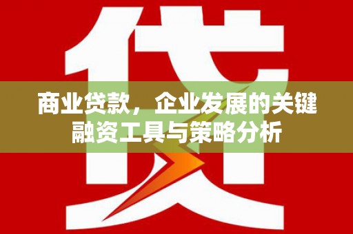 富顺商业贷款，企业发展的关键融资工具与策略分析