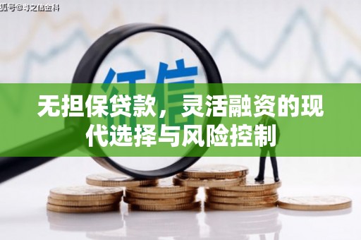 富顺无担保贷款，灵活融资的现代选择与风险控制