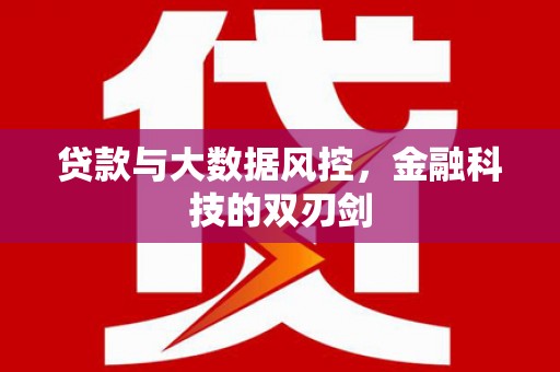 富顺贷款与大数据风控，金融科技的双刃剑