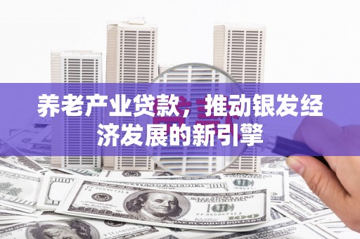 富顺养老产业贷款，推动银发经济发展的新引擎