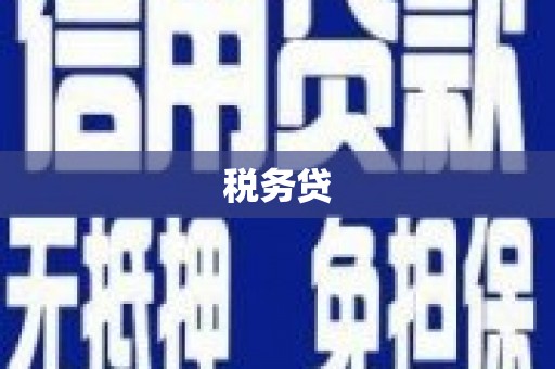 富顺税务贷
