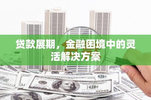 富顺贷款展期，金融困境中的灵活解决方案