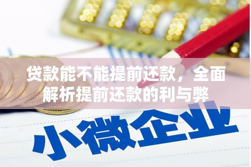 富顺贷款能不能提前还款，全面解析提前还款的利与弊