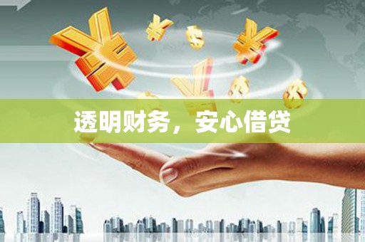 富顺透明财务，安心借贷