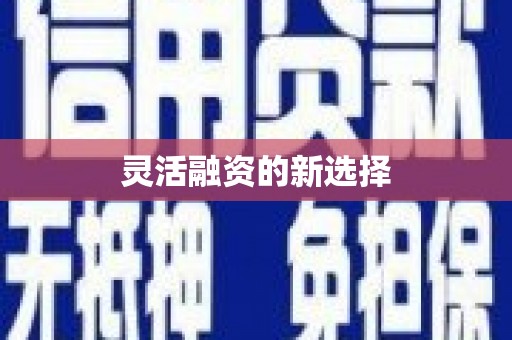 富顺灵活融资的新选择