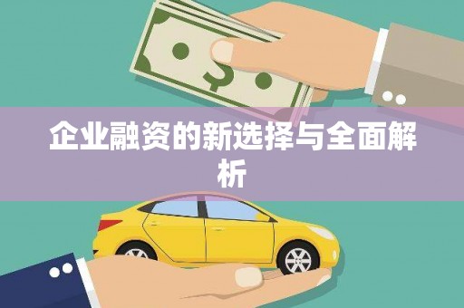 富顺企业融资的新选择与全面解析