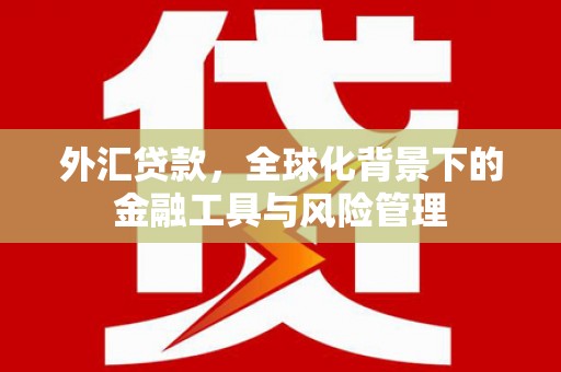富顺外汇贷款，全球化背景下的金融工具与风险管理